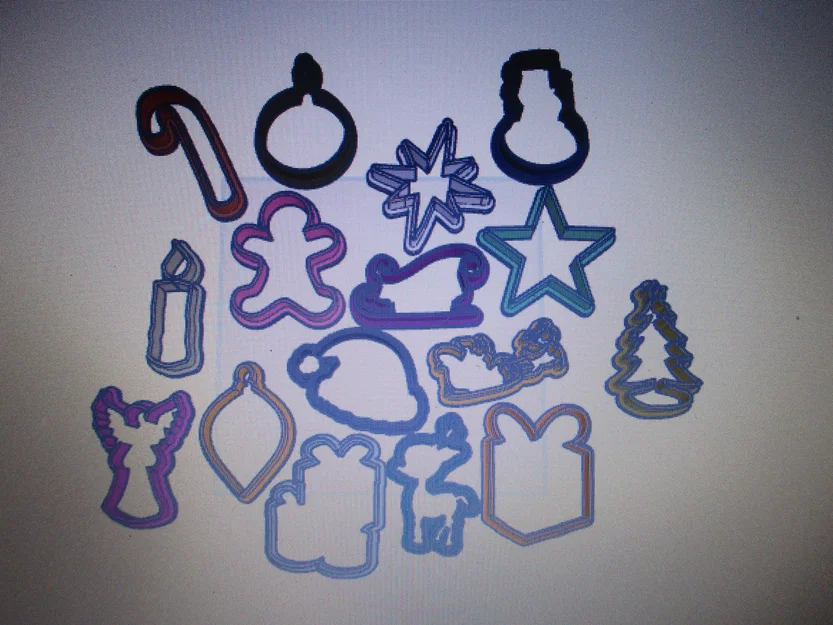 Bộ khuôn cắt bánh quy Giáng sinh (Christmas Cookie Cutters) 3D - Image 2