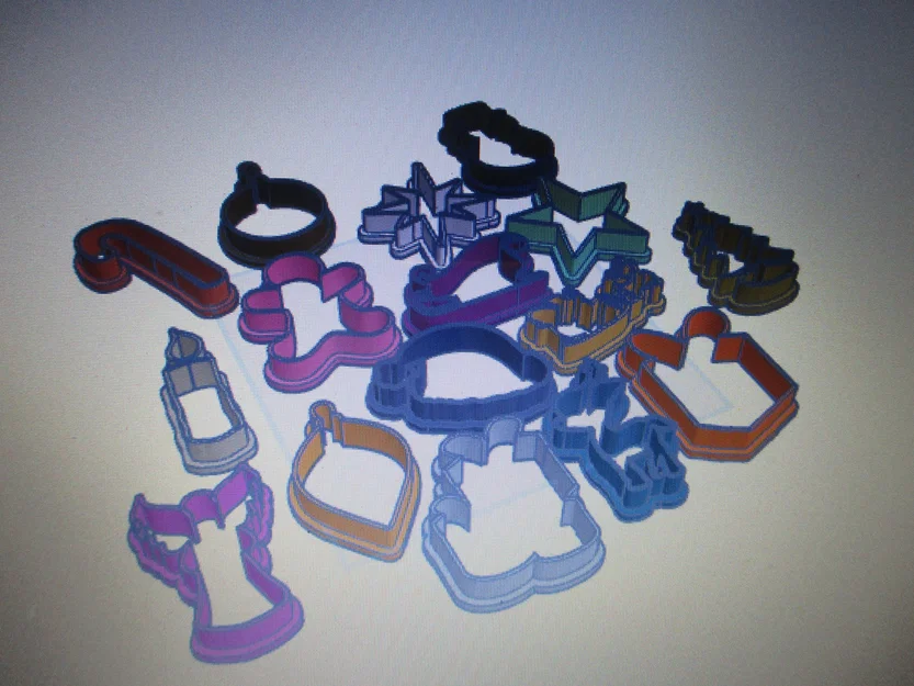 Bộ khuôn cắt bánh quy Giáng sinh (Christmas Cookie Cutters) 3D - Image 4