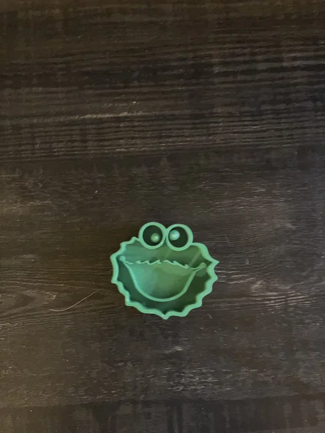 Khuôn cắt bánh Cookie Monster Sesame Street in 3D cực dễ thương - Image 2