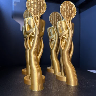 Mô hình tượng Oscar mặt bánh (Pie Oscar) - Giải thưởng làm bánh độc đáo