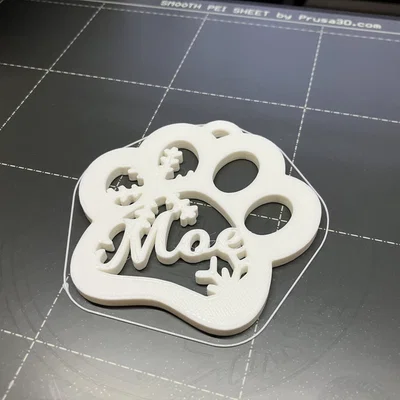 Đồ Trang Trí Giáng Sinh Dấu Chân Thú Cưng (Paw Print Christmas Ornament)