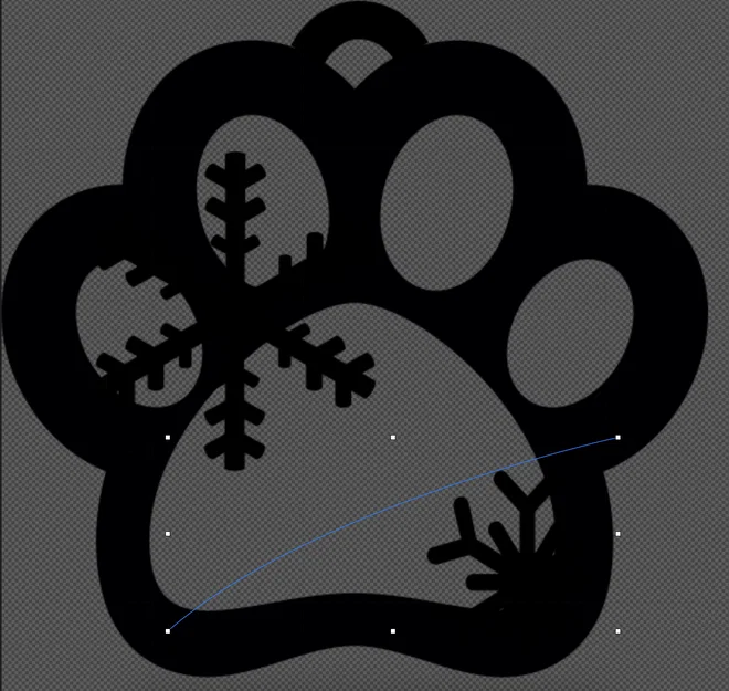 Đồ Trang Trí Giáng Sinh Dấu Chân Thú Cưng (Paw Print Christmas Ornament) - Image 4