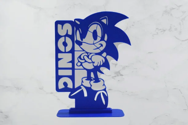 Mô hình trang trí Sonic 2D – Điểm nhấn phong cách cho bàn làm việc - Image 1