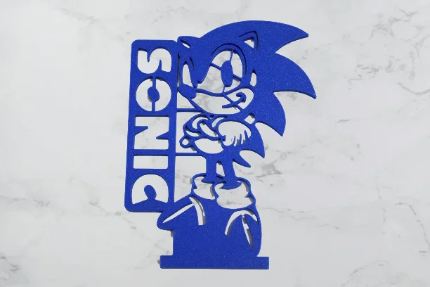 Mô hình trang trí Sonic 2D – Điểm nhấn phong cách cho bàn làm việc - Image 2