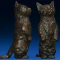 Tượng mèo con 3D trang trí nghệ thuật - Perfect Kitten Statue - Thumbnail 1