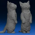 Tượng mèo con 3D trang trí nghệ thuật - Perfect Kitten Statue - Thumbnail 2