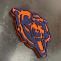 Mô hình logo Chicago Bears 2 màu in một lần duy nhất - Thumbnail 3