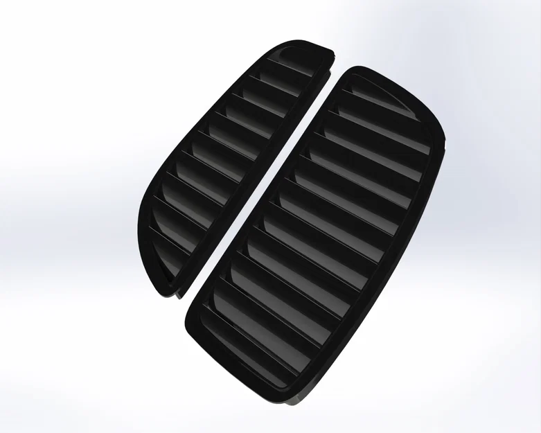 Khe gió tản nhiệt nắp capo phong cách thể thao in 3D - Image 3