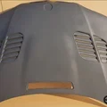 Khe gió tản nhiệt nắp capo phong cách thể thao in 3D - Thumbnail 4