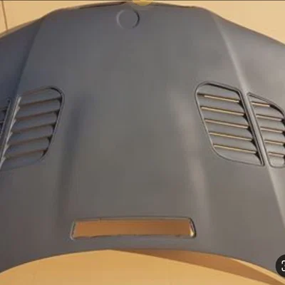 Khe gió tản nhiệt nắp capo phong cách thể thao in 3D