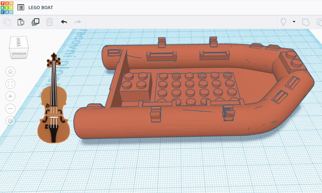 Mô hình thuyền cao su tương thích LEGO - Phụ kiện cho minifigure - Image 2