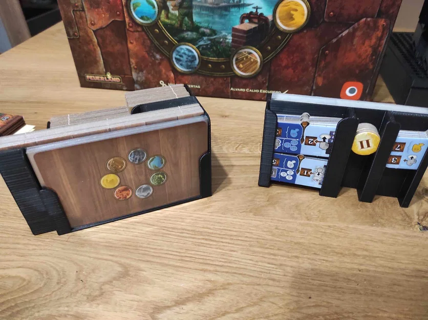 Insert/Organizer Age of Innovation + Wooden Books cho Board Game - Image 8