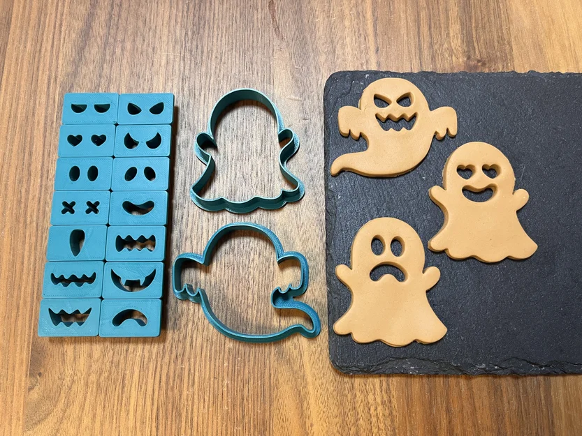Bộ khuôn cắt bánh quy “Ghosts” (Halloween) – Cookie Cutter set - Image 1