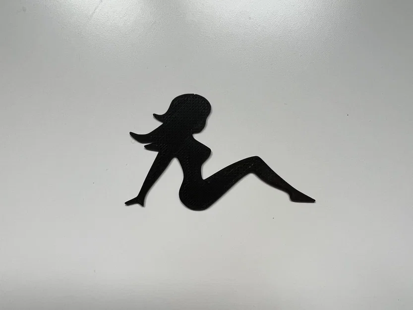 Tranh treo tường 3D hình dáng người phụ nữ (Woman Wall Art #1) - Image 1