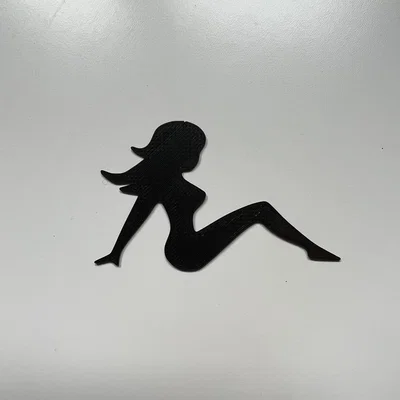 Tranh treo tường 3D hình dáng người phụ nữ (Woman Wall Art #1)