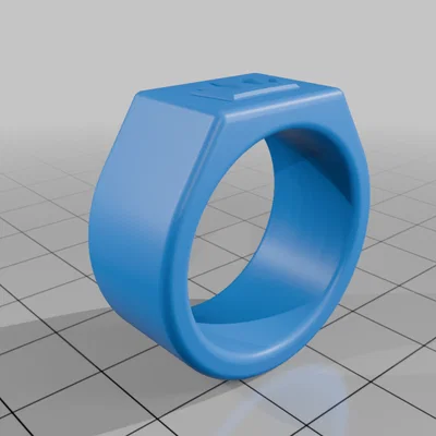 Mẫu nhẫn nam hình vương miện độc đáo - File in 3D cho anh em