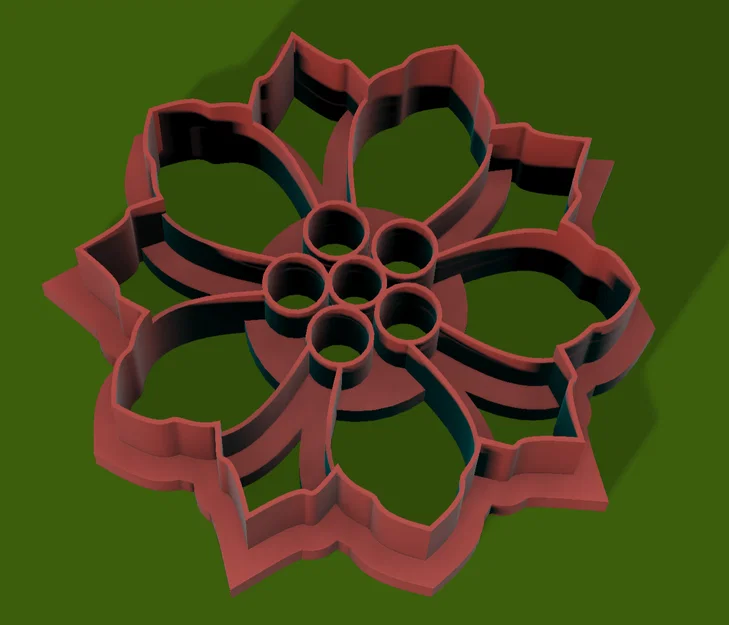 Khuôn Cắt Bánh Quy Hoa Trạng Nguyên (Poinsettia Cookie Cutter) - Image 5