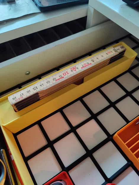 Khay đựng thước xếp 1x6x1 chuẩn hệ Gridfinity - Image 1