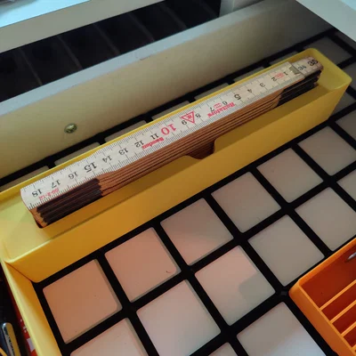 Khay đựng thước xếp 1x6x1 chuẩn hệ Gridfinity