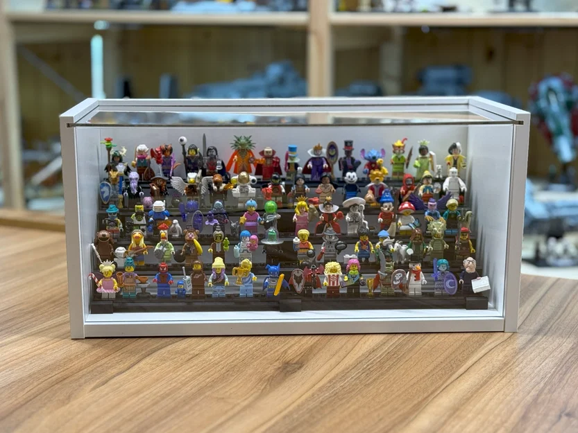 Kệ trưng bày 70 minifigures LEGO cho tủ IKEA BRÄNNBOLL - Image 1