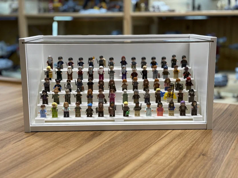Kệ trưng bày 70 minifigures LEGO cho tủ IKEA BRÄNNBOLL - Image 2