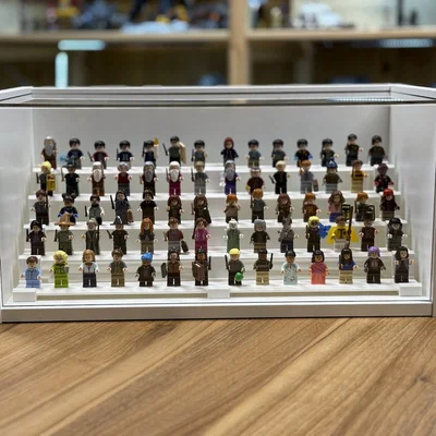 Kệ trưng bày 70 minifigures LEGO cho tủ IKEA BRÄNNBOLL