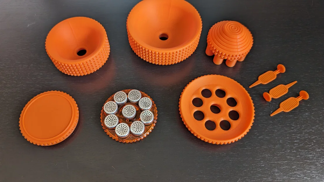 Phễu (funnel) và dụng cụ nhồi (stuffer) cho Storz and Bickel Dosing Capsule Magazine - Image 1