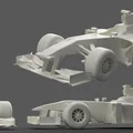 Mô hình in 3D xe đua F1 Red Bull RB6 2010 chi tiết - Thumbnail 1