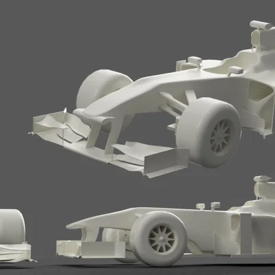 Mô hình in 3D xe đua F1 Red Bull RB6 2010 chi tiết