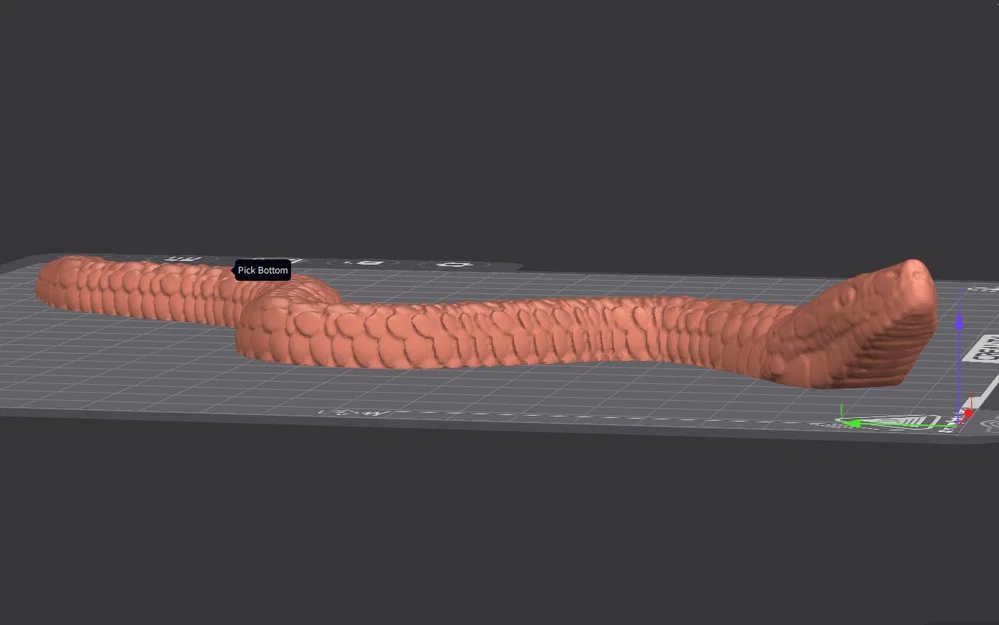 Mô hình rắn Curious Snake in 3D đẹp mắt và dễ in - Image 3