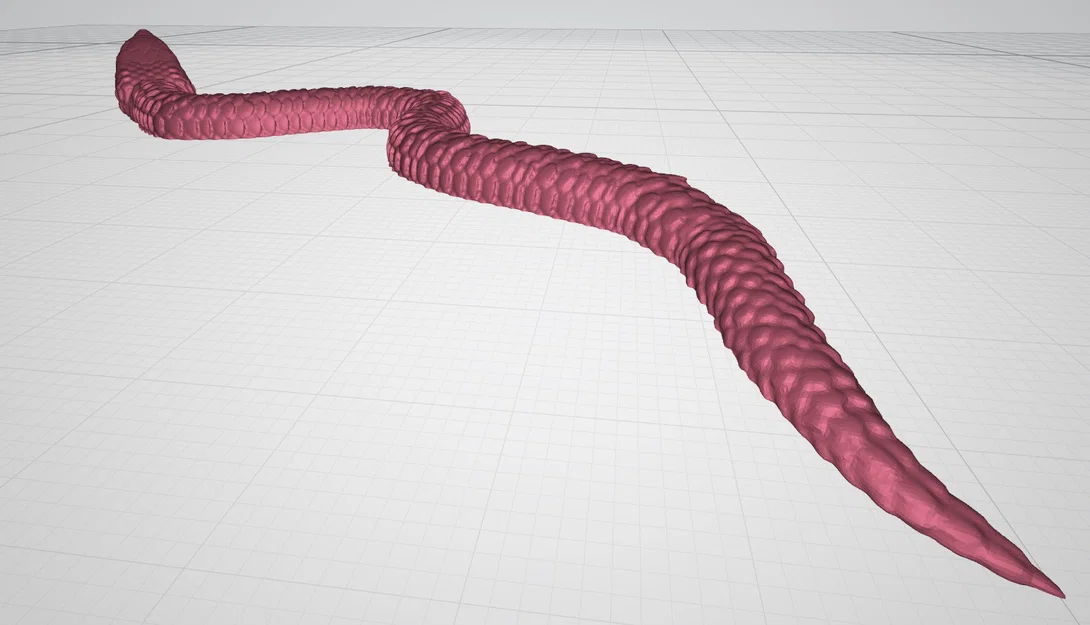 Mô hình rắn Curious Snake in 3D đẹp mắt và dễ in - Image 6
