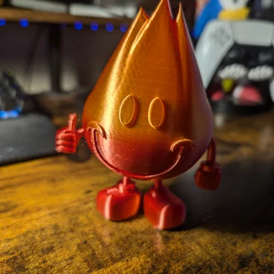 Mô hình 3D Wet Willy và Flame Boy - Biểu tượng World Industries