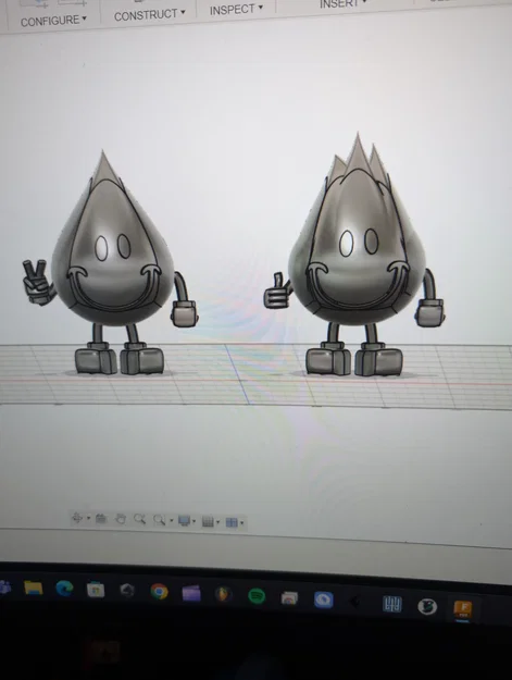 Mô hình 3D Wet Willy và Flame Boy - Biểu tượng World Industries - Image 7