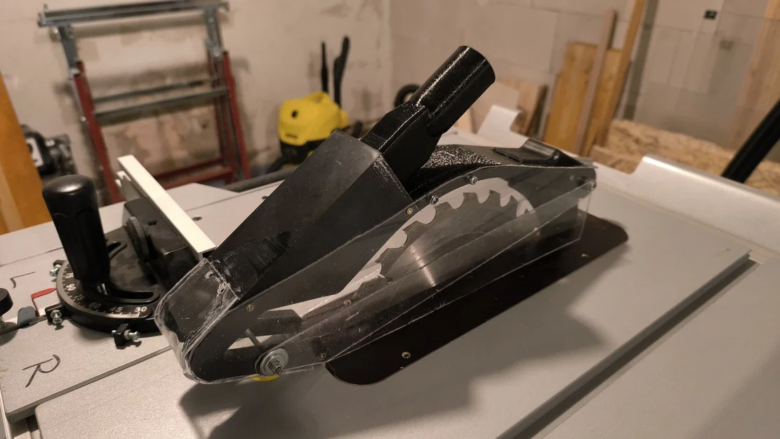 Bộ chụp hút bụi tùy chỉnh cho máy cưa bàn BOSCH GTS 10 XC - Image 3