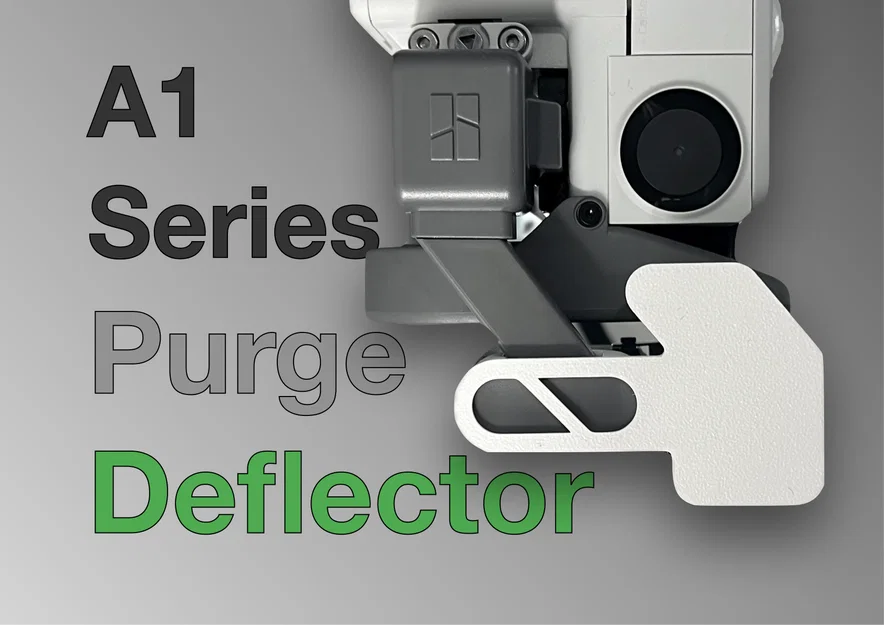 Tấm chắn poop/purge cho A1 / A1 mini (poop deflector / purge deflector) - Image 4