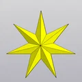 Mô hình trang trí hình ngôi sao độc đáo cho in 3D - Thumbnail 3