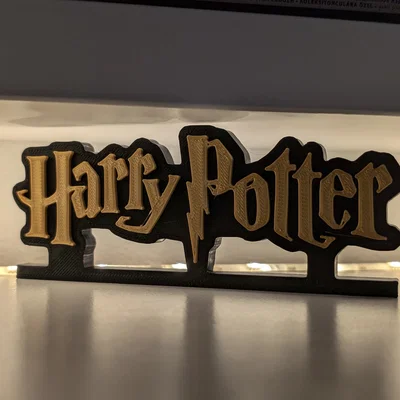 Kệ trưng bày logo Harry Potter