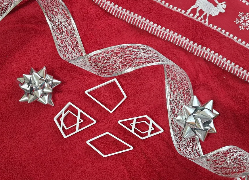 Bộ khuôn cắt bánh Mosaic - Diamond Star - Image 2