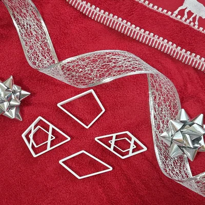 Bộ khuôn cắt bánh Mosaic - Diamond Star