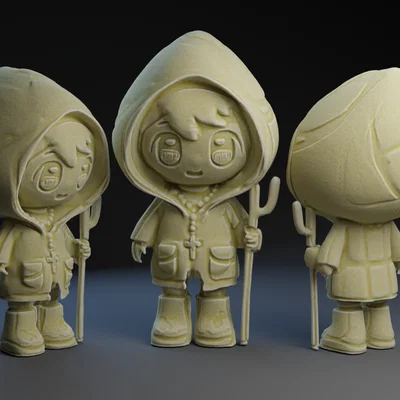 Mô hình 3D nhân vật Luce: Catholic Pilgrim (2025 Jubilee)