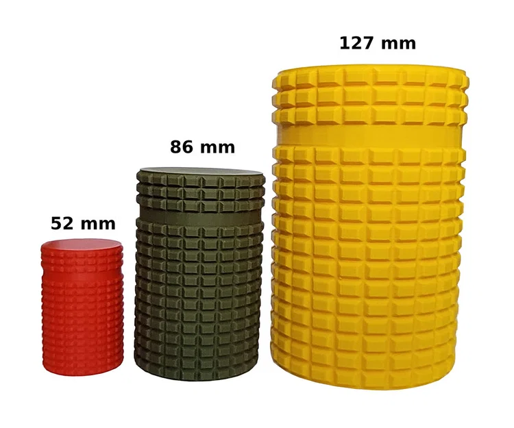 Hộp tròn có nắp vặn (Round box with lid) - Image 3