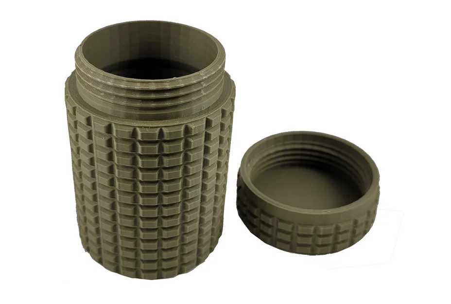 Hộp tròn có nắp vặn (Round box with lid) - Image 5