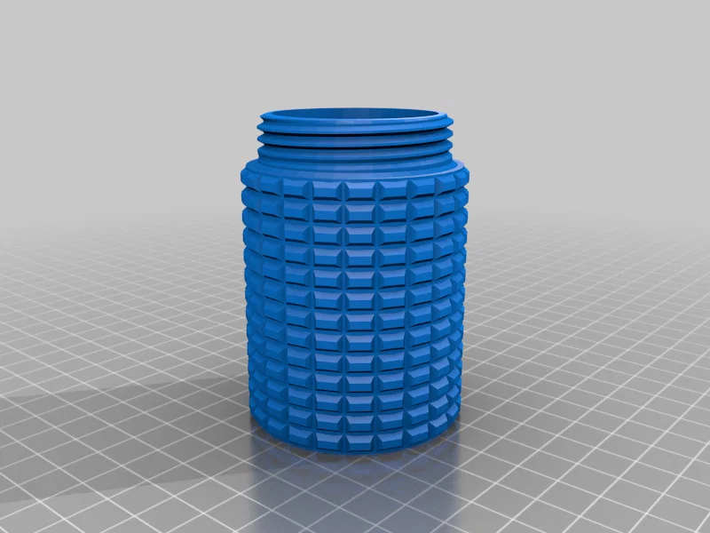 Hộp tròn có nắp vặn (Round box with lid) - Image 10