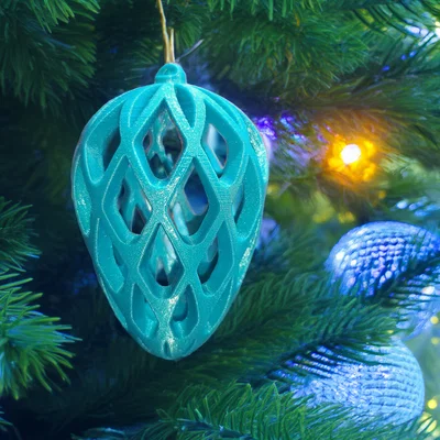 Đồ trang trí cây thông Noel hình trái thông 3D độc đáo