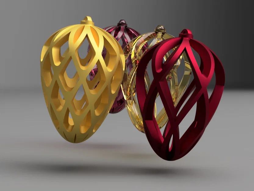 Đồ trang trí cây thông Noel hình trái thông 3D độc đáo - Image 2