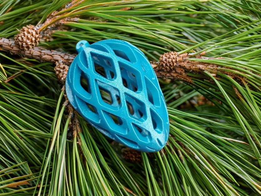 Đồ trang trí cây thông Noel hình trái thông 3D độc đáo - Image 3