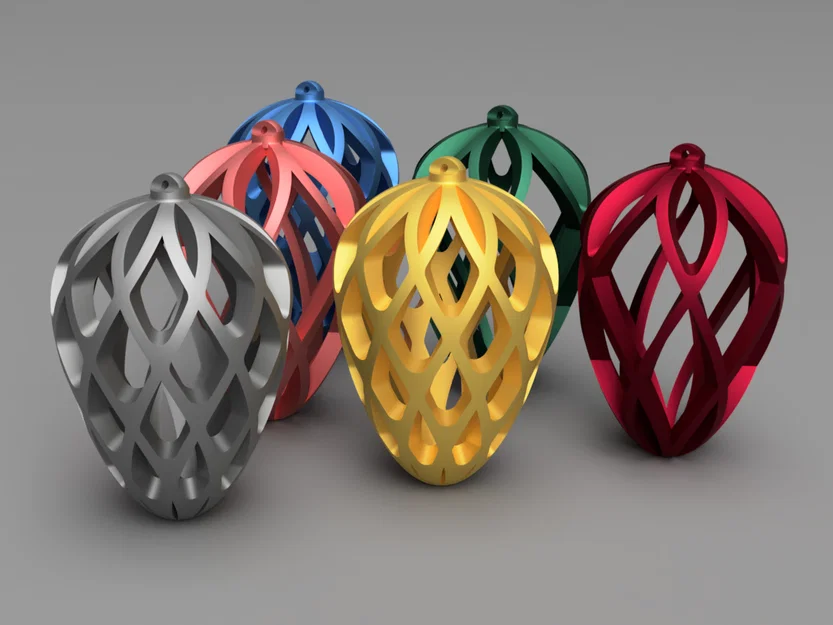 Đồ trang trí cây thông Noel hình trái thông 3D độc đáo - Image 6