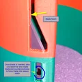 Dao cắt cuộn giấy gói quà Noel có rãnh lưỡi dao (Blade recess) - Thumbnail 2