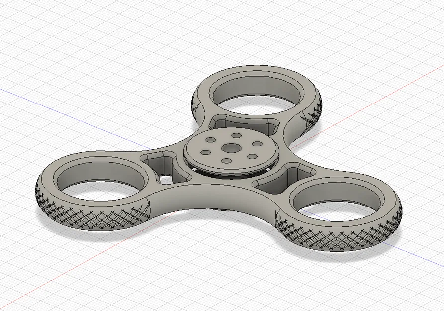 Tự In Fidget Spinner Đơn Giản Dùng Vòng Bi 22x7mm - Image 2