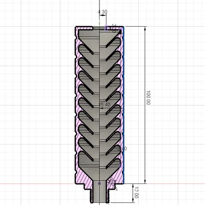 Ống giảm thanh cho Airsoft 1.0
